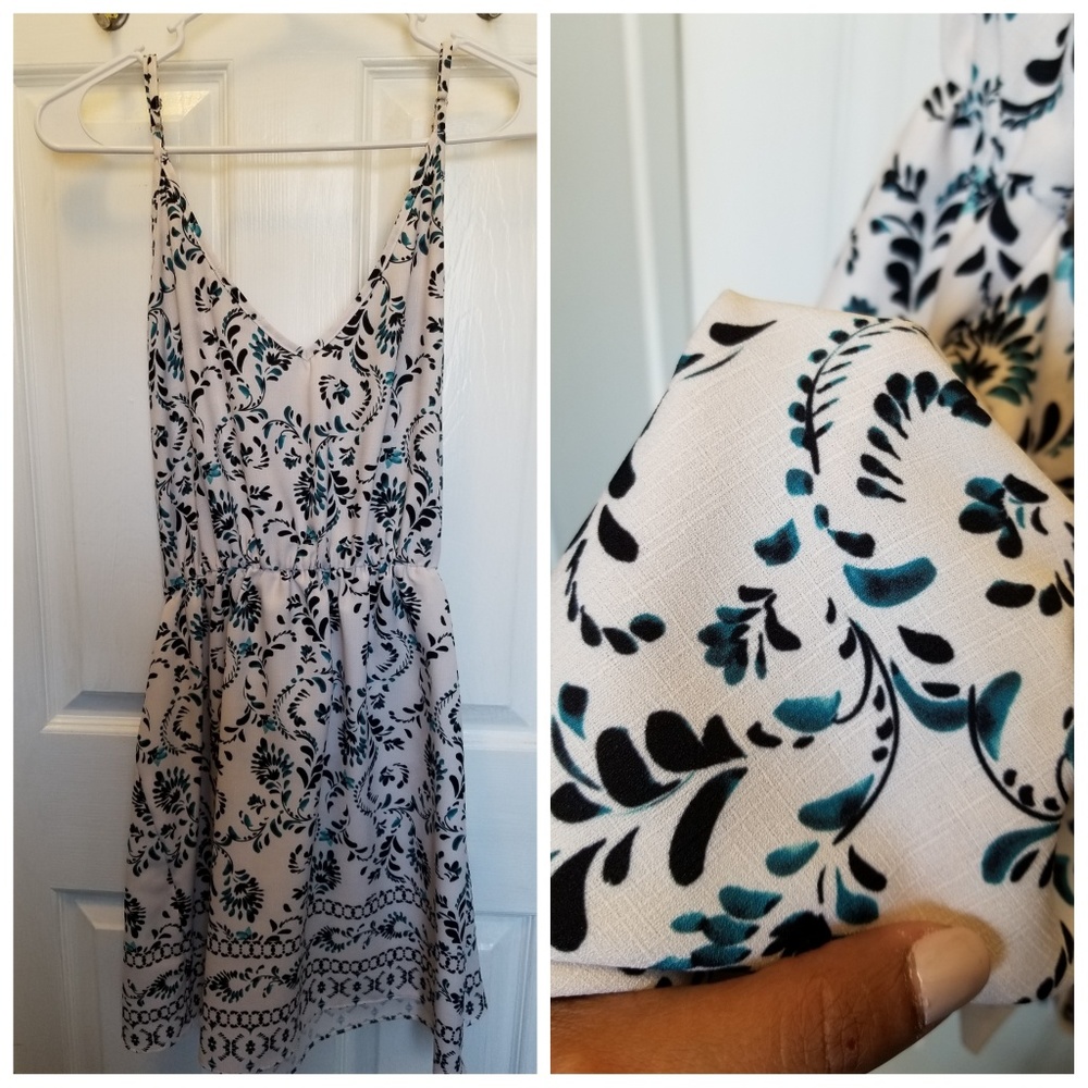 Print cocktail dress size 13